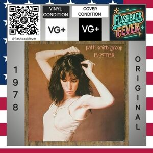 PATTI SMITH GROUP•Easter•1978 US (#AB4171)•Terre Haute Pressing